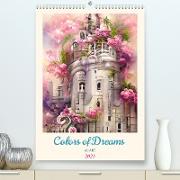 Colors of Dreams - AI-ART (Premium, hochwertiger DIN A2 Wandkalender 2023, Kunstdruck in Hochglanz)