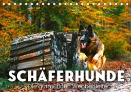 Schäferhunde - Die gutmütigen Wegbegleiter. (Tischkalender 2023 DIN A5 quer)