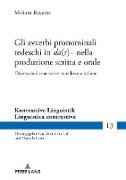 Gli avverbi pronominali tedeschi in «da(r)-» nella produzione scritta e orale