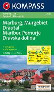 KOMPASS Wanderkarte Marburg/Maribor - Murgebiet/Pomurje - Drautal/Dravska dolina