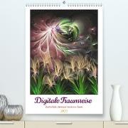 Digitale Traumreise (Premium, hochwertiger DIN A2 Wandkalender 2023, Kunstdruck in Hochglanz)