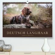 Passion Jagdhund - Deutsch Langhaar (Premium, hochwertiger DIN A2 Wandkalender 2023, Kunstdruck in Hochglanz)