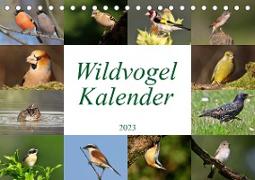 Wildvogelkalender (Tischkalender 2023 DIN A5 quer)
