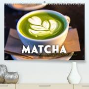 Matcha - Grüner Muntermacher (Premium, hochwertiger DIN A2 Wandkalender 2023, Kunstdruck in Hochglanz)