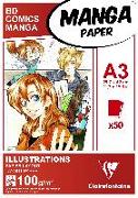 Layoutblock für Mangas und Comics A3 50 Blatt 100g