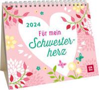 Mini-Kalender 2024: Für mein Schwesterherz