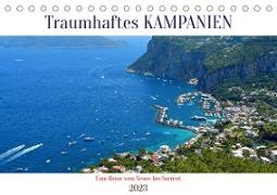 Traumhaftes KAMPANIEN, eine Reise vom Vesuv bis Sorrent (Tischkalender 2023 DIN A5 quer)