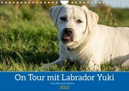 On Tour mit Labrador Yuki (Wandkalender 2023 DIN A4 quer)