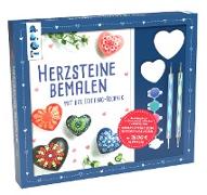 Kreativ-Set Herz-Steine bemalen mit der Dotting-Technik