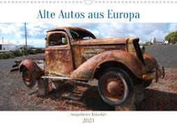 Alte Autos aus Europa (Wandkalender 2023 DIN A3 quer)