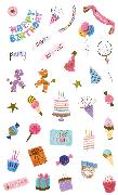 Washi Paper Sticker, Happy Birthday