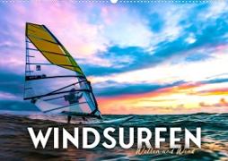 Windsurfen - Wellen und Wind (Wandkalender 2023 DIN A2 quer)