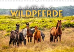 Freiheitsliebende Wildpferde (Wandkalender 2023 DIN A3 quer)