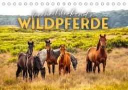 Freiheitsliebende Wildpferde (Tischkalender 2023 DIN A5 quer)