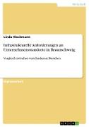 Infrastrukturelle Anforderungen an Unternehmensstandorte in Braunschweig