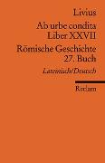 Ab urbe condita. Liber XXVII /Römische Geschichte. 27. Buch