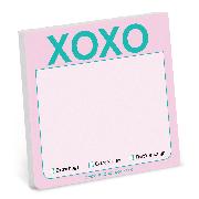 Knock Knock XOXO Sticky Note (Pastel Version)