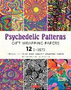 Psychedelic Patterns Gift Wrapping Papers - 12 sheets