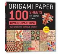 Origami Paper 100 sheets Kimono Patterns 8 1/4" (21 cm)