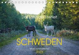 Das Land der Freiheit Schweden (Tischkalender 2023 DIN A5 quer)