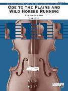Ode to the Plains and Wild Horses Running (from American Serenade): Conductor Score & Parts