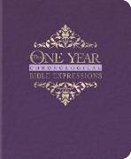 The One Year Chronological Bible Expressions NLT (Leatherlike, Imperial Purple)