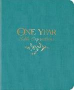The One Year Bible Expressions NLT (Leatherlike, Tidewater Teal)