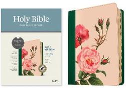 KJV Wide Margin Bible, Filament-Enabled Edition (Red Letter, Leatherlike, Pink Rose Garden, Indexed)