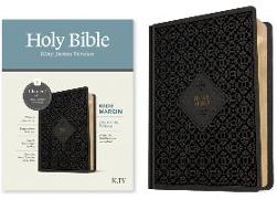 KJV Wide Margin Bible, Filament-Enabled Edition (Red Letter, Hardcover Leatherlike, Ornate Tile Black)