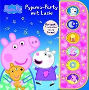 Peppa Pig - Pyjama-Party mit Luzie - Soundbuch mit Fühlleiste und 6 Geräuschen für Kinder ab 3 Jahren - Peppa Wutz