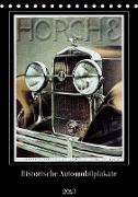 Historische Automobilplakate (Tischkalender 2023 DIN A5 hoch)