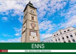 Enns, die älteste Stadt ÖsterreichsAT-Version (Wandkalender 2023 DIN A2 quer)