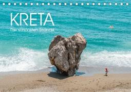 Kreta - Die schönsten Strände (Tischkalender 2023 DIN A5 quer)