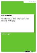 Cost Benefit Analysis in Environmental Friendly Marketing