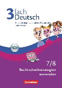 3fach Deutsch, Differenzierungsmaterial auf drei Niveaustufen, 7./8. Jahrgangsstufe, Rechtschreibstrategien anwenden, Kopiervorlagen mit CD-ROM