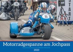 Motorradgespanne am Jochpass (Wandkalender 2023 DIN A2 quer)
