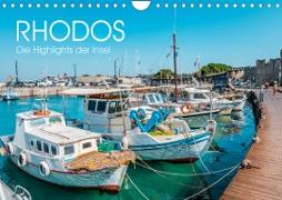 Rhodos - Die Highlights der Insel (Wandkalender 2023 DIN A4 quer)
