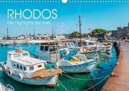 Rhodos - Die Highlights der Insel (Wandkalender 2023 DIN A3 quer)