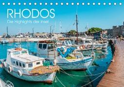 Rhodos - Die Highlights der Insel (Tischkalender 2023 DIN A5 quer)