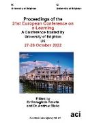 Proceedings of the 21st European Conference on e-Learning