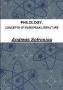 PHILOLOGY, CONCEPTS OF EUROPEAN LITERATURE