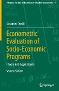 Econometric Evaluation of Socio-Economic Programs