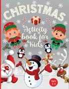 Christmas Activity Book for Kids Ages 3-5