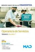 Operario-a de servicios de Osakidetza-Servicio Vasco de Salud : temario
