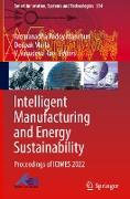 Intelligent Manufacturing and Energy Sustainability