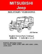 Mitsubishi Jeep J23 Series Military Parts & Diagrams Catalogue