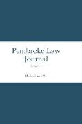 Pembroke Law Journal