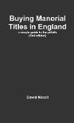 Buying Manorial Titles in England