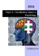 Paper 1 - Introductory Topics in Psychology