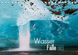 Wasserfälle klein und groß (Tischkalender 2023 DIN A5 quer)